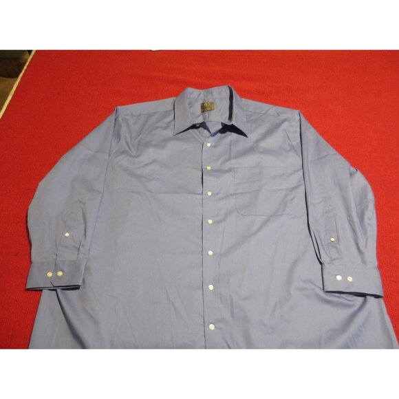 COPY - G.S. MENS GREY DRESS SHIRT BUTTON DOWN SIZE 20 34-35 BIG AND TALL EXCELL… - Picture 1 of 3